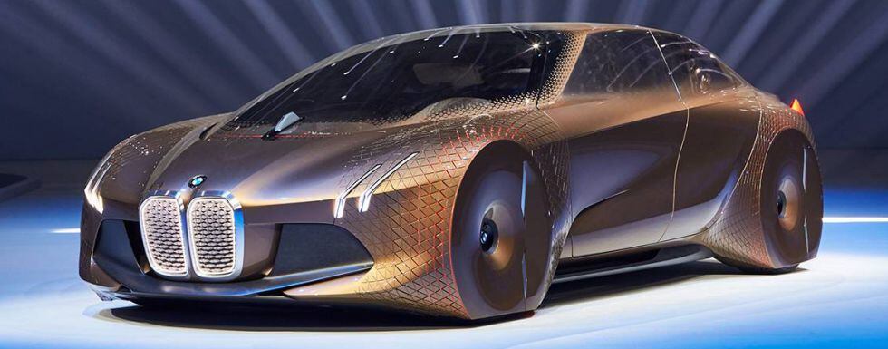El prototipo de la Vision next 100 de BMW.