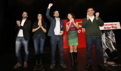 Alberto Garz&oacute;n, presenta su candidatura a las primarias de Ahora en Com&uacute;n. 