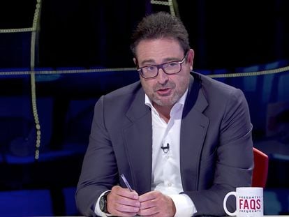 David Madi en una captura de pantalla del programa FAQS de TV3.