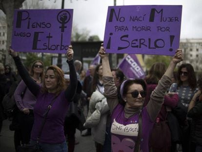 Manifestación del pasado 8M en Sevilla.