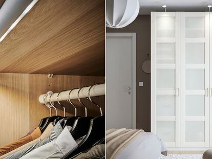 Describimos una serie de soluciones para iluminar de manera eficiente los armarios y cajones de casa.