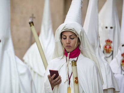 Procesión de Semana Santa en Palma de Mallorca, el 13 de abril pasado. 