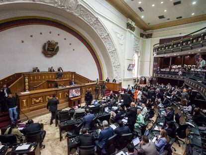 Hemiciclo de sesiones de la Asamblea Nacional de Venezuela.
