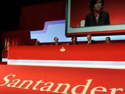 Junta de accionistas de Banco Santander.