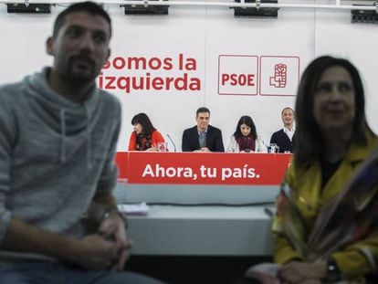 Reunión de la Ejecutiva Federal del PSOE, hoy. En vídeo, declaraciones de José Luis Ábalos, secretario de Organización del PSOE.