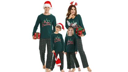 Pijamas familiares de discount navidad