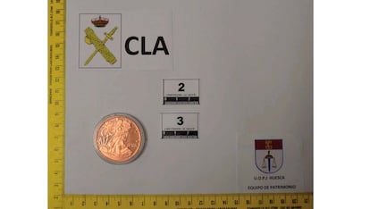 Joyas incautada spor la Guardia CIvil en el norte de España el 12/01/2024
