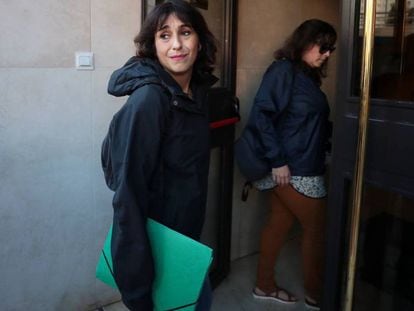  Juana Rivas llega a los juzgados de Granada el pasado 2 de octubre. 