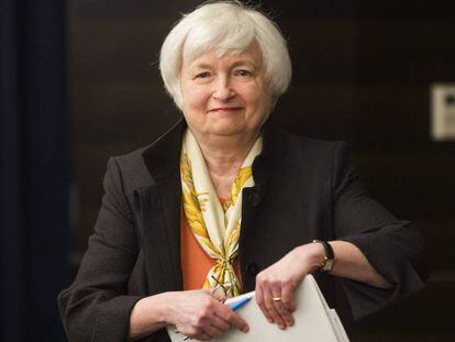 La presidenta de la Reserva Federal, Janet Yellen.