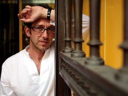 El escritor asturiano Ricardo Menéndez Salmón, fotografiado  en Madrid.