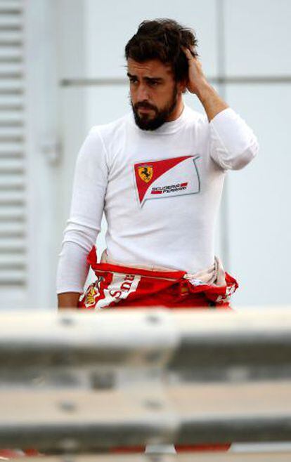 Fernando Alonso, en Abu Dabi.