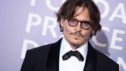 Johnny Depp, en una gala en Monte Carlo el 24 de septiembre de 2020.