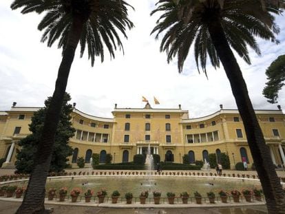El Palacio de Pedralbes de Barcelona, que desde este martes será la segunda sede del Gobierno de la Generalitat, en una foto de archivo