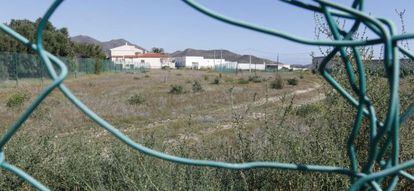 Zona vallada en el municipio de Palomares donde el 17 de enero de 1966 cayeron cuatro bombas de un avión estadounidense.