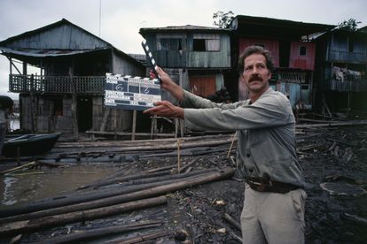 Herzog acciona la claqueta justo antes de rodar una de las escenas de 'Fitzcarraldo'.