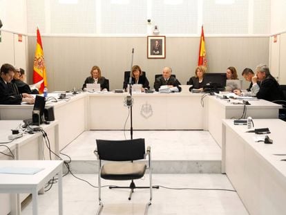 Vista de l'Audiència Nacional, que jutjarà Josep Lluís Trapero.