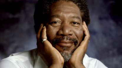 Morgan Freeman, retratado en 1990.