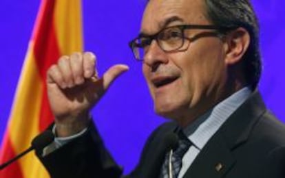 El presidente de la Generalitat de Cataluña, Artur Mas.