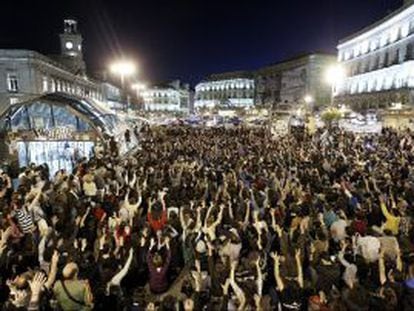 El 15-M mantiene su apoyo ciudadano