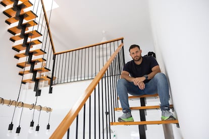 Manuel Sanz, en su casa alquilada en Alcalá de Guadaíra (Sevilla).