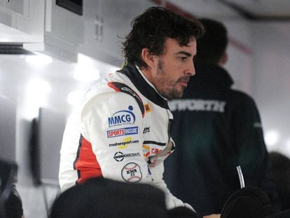 Fernando Alonso, en Daytona.
