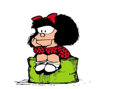 Mafalda que pronto cumplirá 50 años.