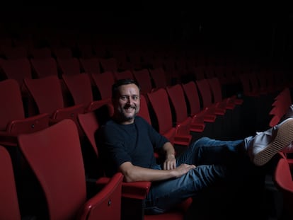 El coreógrafo Daniel Doña en la Sala Roja de los Teatros del Canal, este martes.