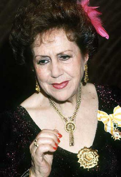 Imagen de archivo, tomada el 20 de julio de 1988, de la cantante Olga Ramos.