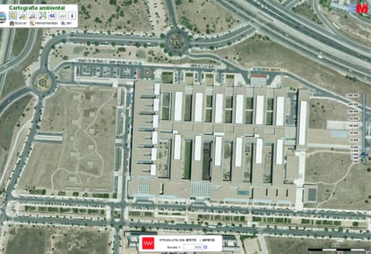 Foto aérea del hospital Puerta de Hierro - Majadahonda