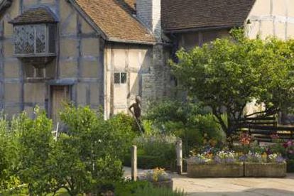 Casa natal de Shakespeare en Stratford-upon-Avon.