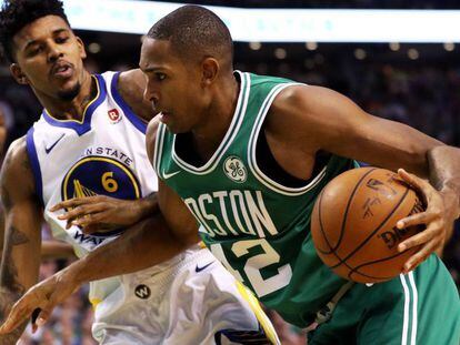 Al Horford, ante Nick Young.