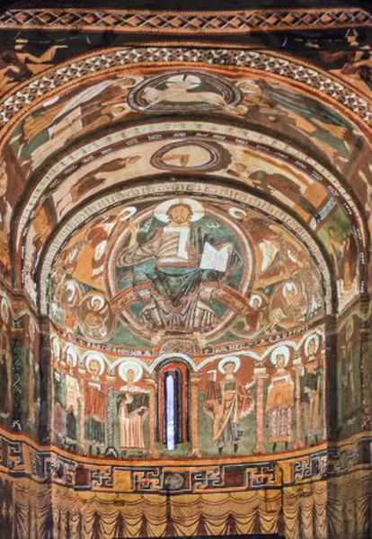 Consistente Consecutivo probabilidad pintura al fresco del abside de sant  climent de taüll Comienzo asistente Concesión