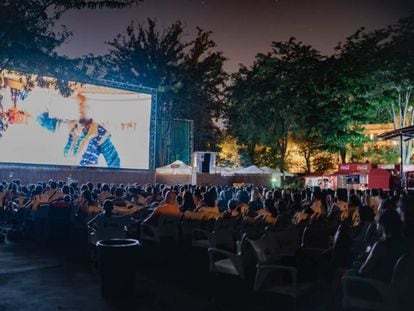 Festival de Cine al Aire Libre (Fescinal), en el Parque de la Bombilla de Madrid