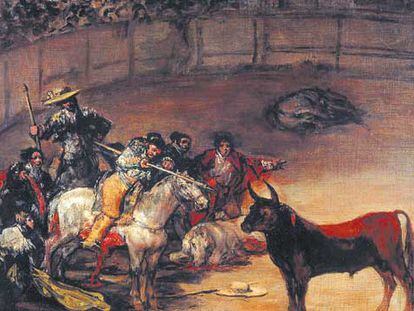 <i>Diversión de España</i> (1825), de Francisco de Goya, procedente del Metropolitan Museum of Art de Nueva York.