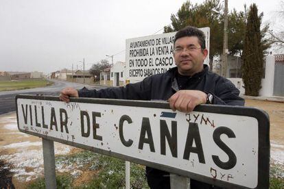 El alcalde de Villar de Cañas, José María Sáiz.