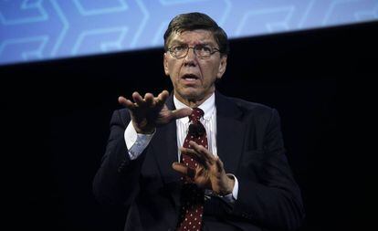 Clayton Christensen, en un evento organizado por Ford en Michigan en 2014.