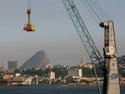 Las exportaciones brasileñas se han visto afectadas por la profunda crisis mundial. En la imagen, el puerto de Río de Janeiro (Brasil). EFE/Archivo