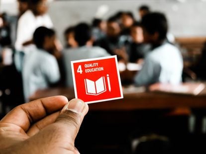 Hay 17 Objetivos de Desarrollo Sostenible. El cuarto llama a lograr que todo el mundo acceda a educación de calidad.