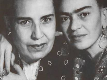 Lupe Mar&iacute;n y Frida Kahlo.