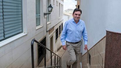 Miguel Moreno, alcalde de Ciudadanos de Porcuna (Jaén), este jueves.