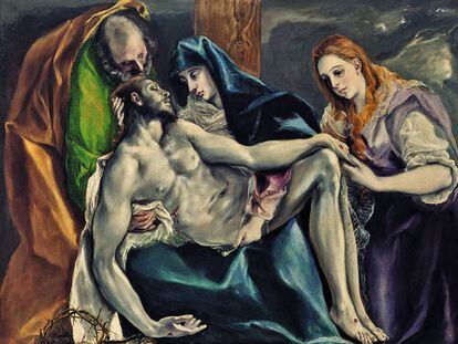 'Piedad', de El Greco, una de las obras que se exponen en París.