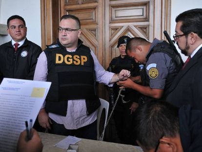 Duarte, en Guatemala, cuando fue extraditado a México en 2017. 