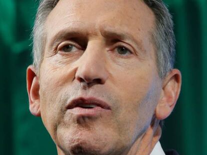 Howard Schultz, ex consejero delegado de Starbucks.