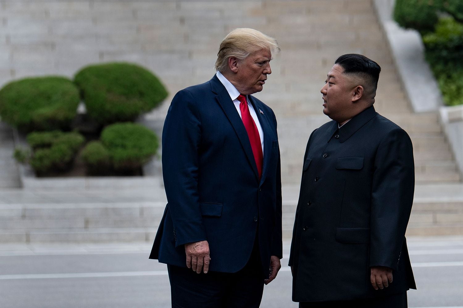 Donald Trump y Kim Jong-un, en una foto de archivo el 30 de junio de 2019.