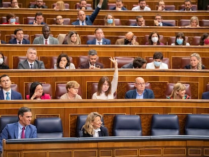 Votación en el Congreso del real decreto ley de medidas urgentes para paliar las consecuencias de la guerra en Ucrania.