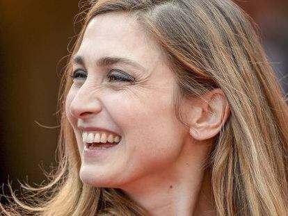 La actriz Julie Gayet.