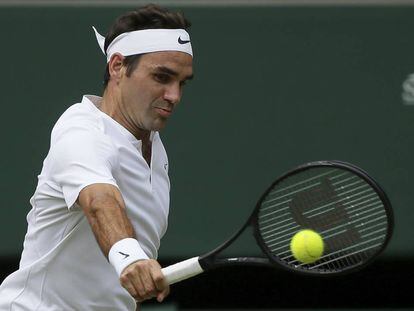 Roger Federer vs Marin Cilic en la final de Wimbledon 