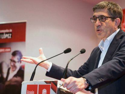 Patxi López, candidato a la secretaría general del PSOE.