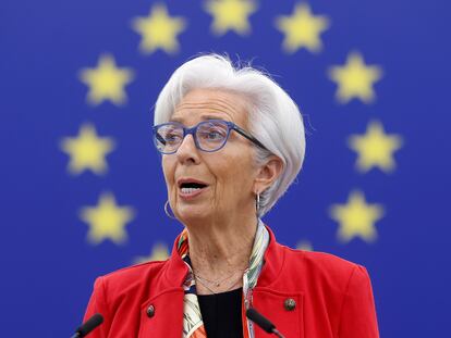 Christine Lagarde, presidenta del Banco Central Europeo.