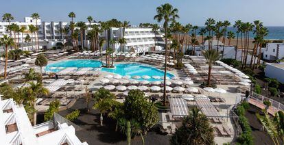 Hotel Riu Paraiso en Lanzarote, una de las principales reformas hoteleras acometidas este año.